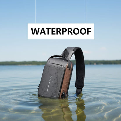 Smart USB Charging Sling Bag | Waterproof Anti-Theft Crossbody Backpack for Men & Women