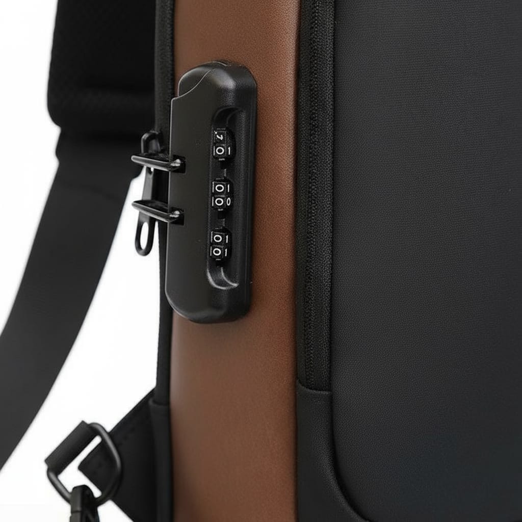 Smart USB Charging Sling Bag | Waterproof Anti-Theft Crossbody Backpack for Men & Women