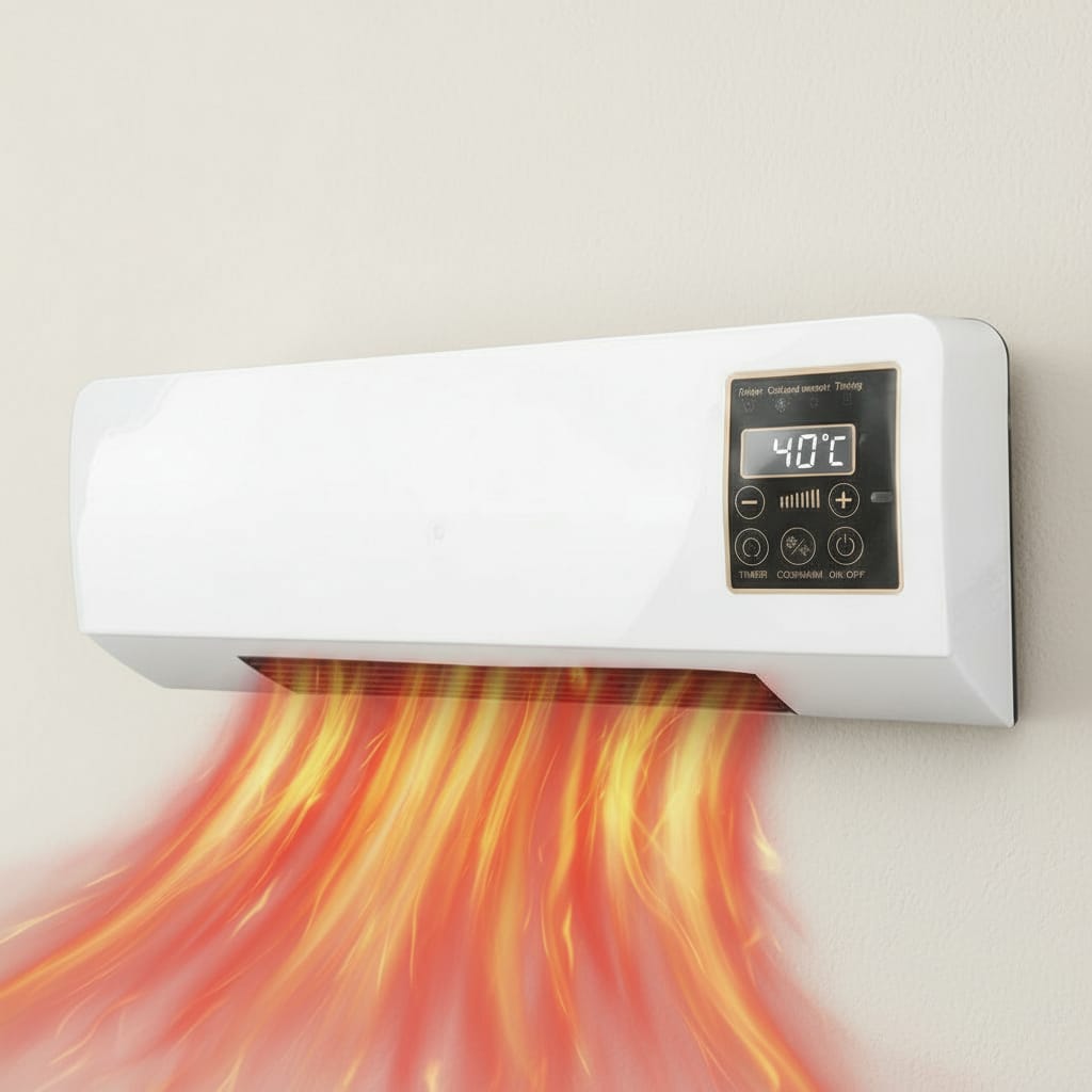 🔥 Wall Mounted Mobile Air Conditioner | Hot & Cold Dual Mode | Remote Control & LED Display