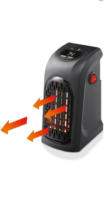 Mini Electric Plug-In Heater for Home & Office – Adjustable Temp