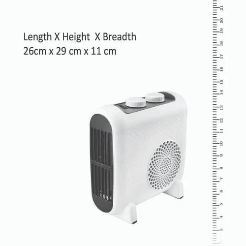 Hotty Compact Room Heater | 2-in-1 Hot & Cool Fan | Adjustable Thermostat | Energy Efficient & Portable