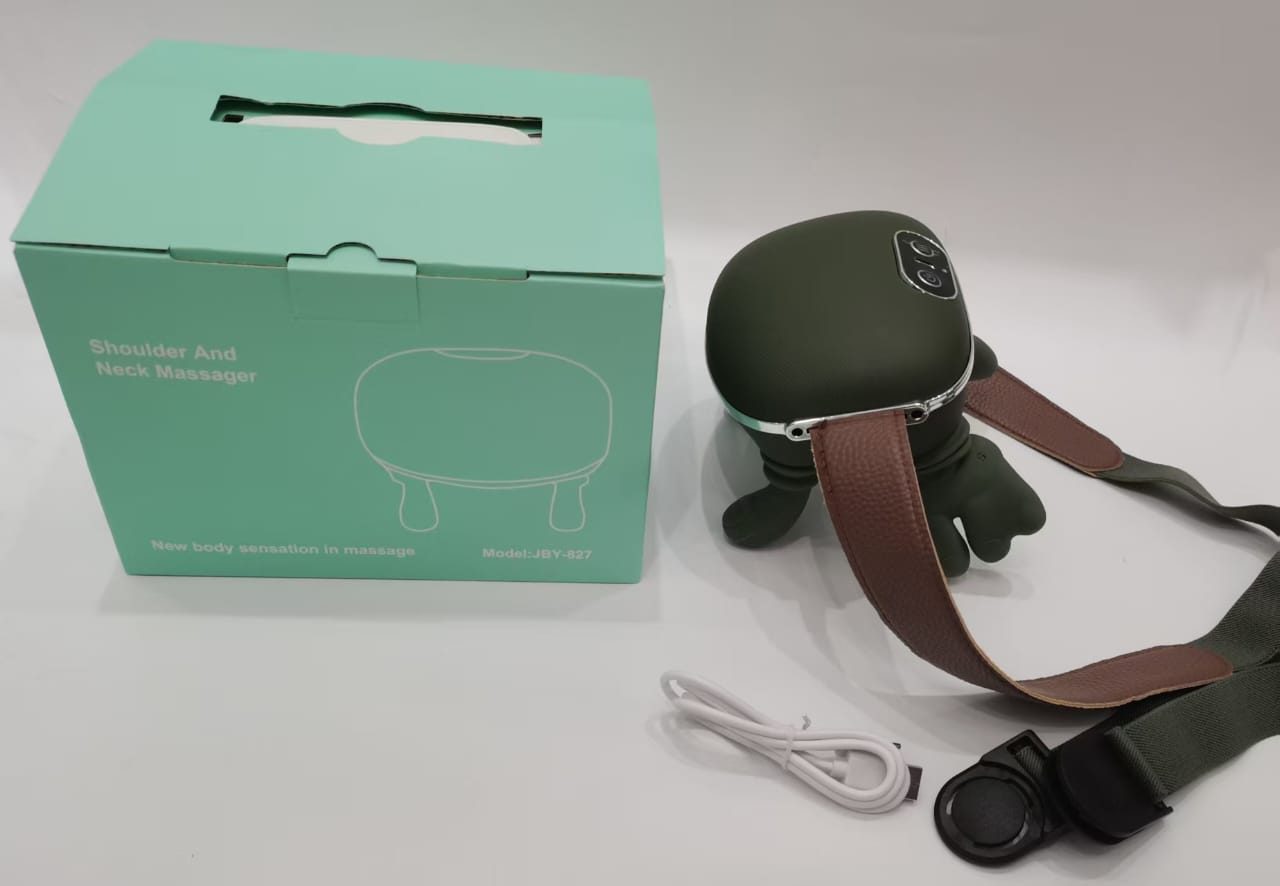 Portable Shoulder & Neck Massager with Heat – Model JBY-827 (Deep Tissue Relaxation)