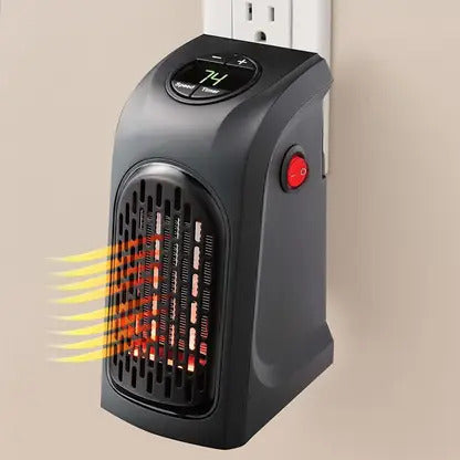 Mini Electric Plug-In Heater for Home & Office – Adjustable Temp
