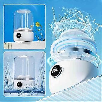 Portable Mini Washing Machine 4000mAh – Cordless Rechargeable Turbine Washer for Baby Clothes & Underwear